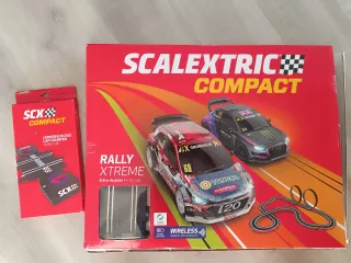 Scalextric Compact RallyXt+3 coches+ Cuentavueltas