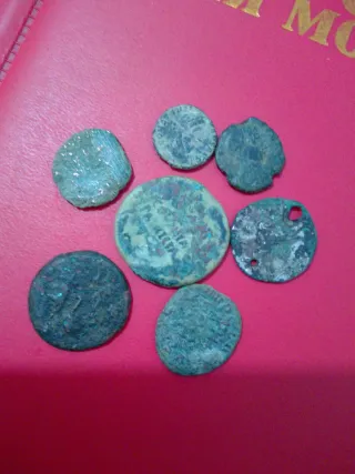 Lote de monedas antiguas