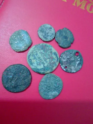 Lote de monedas antiguas