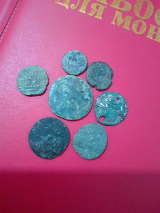 Lote de monedas antiguas