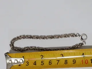 Pulseira Prata 925 Malha Trabalhada