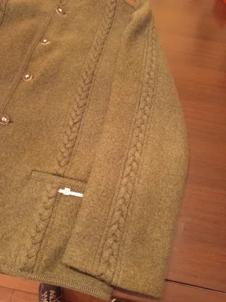 Chaqueta Austriaca Hombre Marrón/Verde