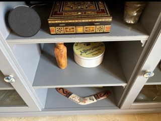 Aparador Consola Vitrina Ikea Liatorp Gris