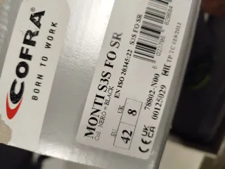 Botas de seguridad Cofra Talla 42