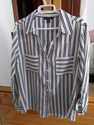 Camisa AMISU rayas blanco y negro