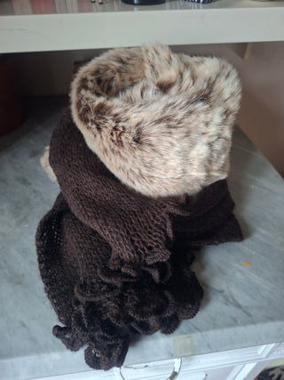 Stola Vietri Milano pelo sintetico e lana