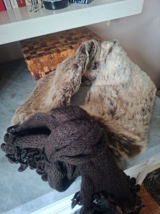 Stola Vietri Milano pelo sintetico e lana