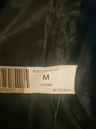 Chaleco azul con cuello de pelo