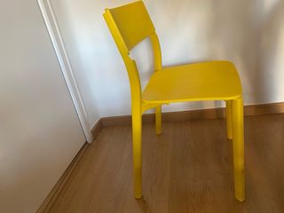 Pack 4 Sillas Plástico Duro Interior/Exterior