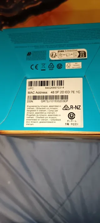 Amazon Echo Spot Bianco