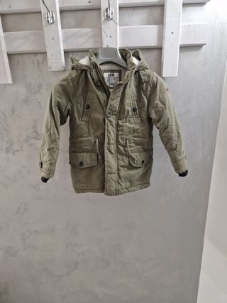 Giacca bambino verde con cappuccio