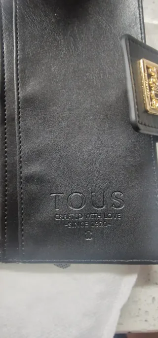 Porta-moedas Tous preto novo