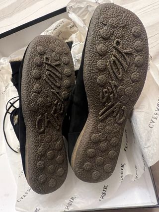 Botas Cafè Noir Negras Talla 39 Piel