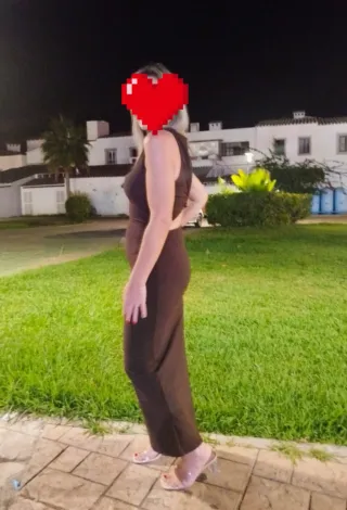 Vestido Zara temporada marrón