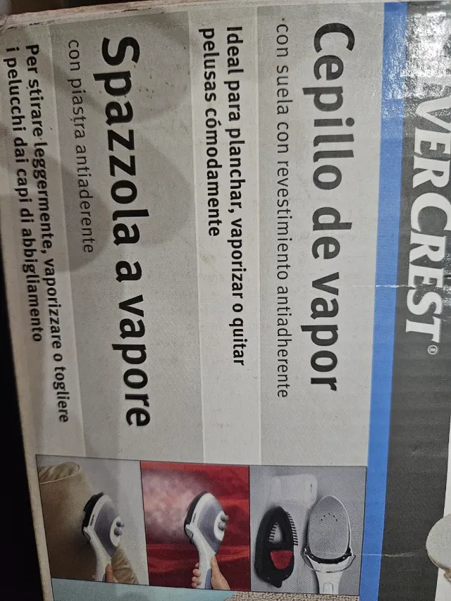 Ferro da stiro con spazzola verticale. Nuovo