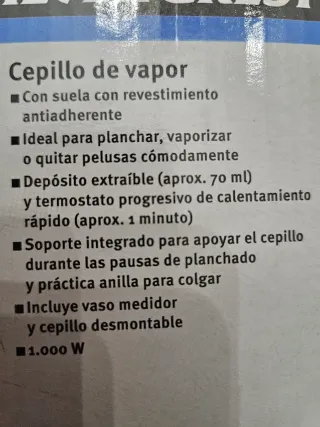 Plancha Cepillo Vertical. Nuevo