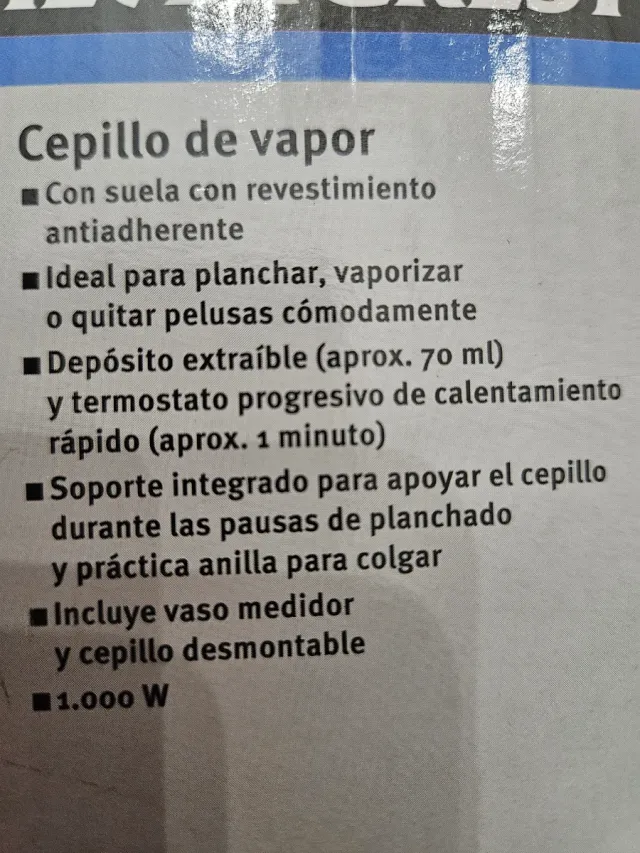 Ferro da stiro con spazzola verticale. Nuovo