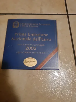 Set Monete Euro 2002 Prima Emissione Italia