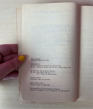 El sentido del sexo
