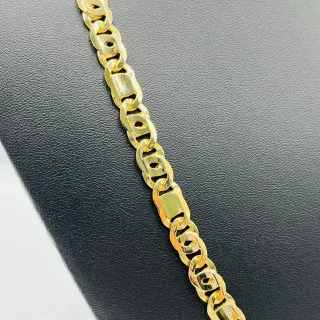 Cadena Tipo Cartier 2-1 8mm 18K Maciza