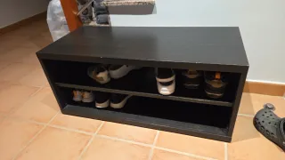 Zapatero banco madera