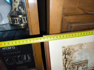 Cuadro Vintage París Arco Triunfo Cafés