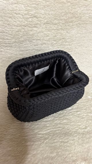 Clutch crochet - colore antracite