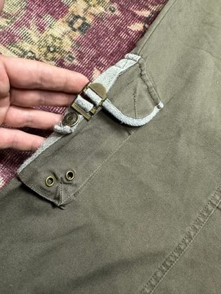 Pantalón baggy cargo verde/marrón