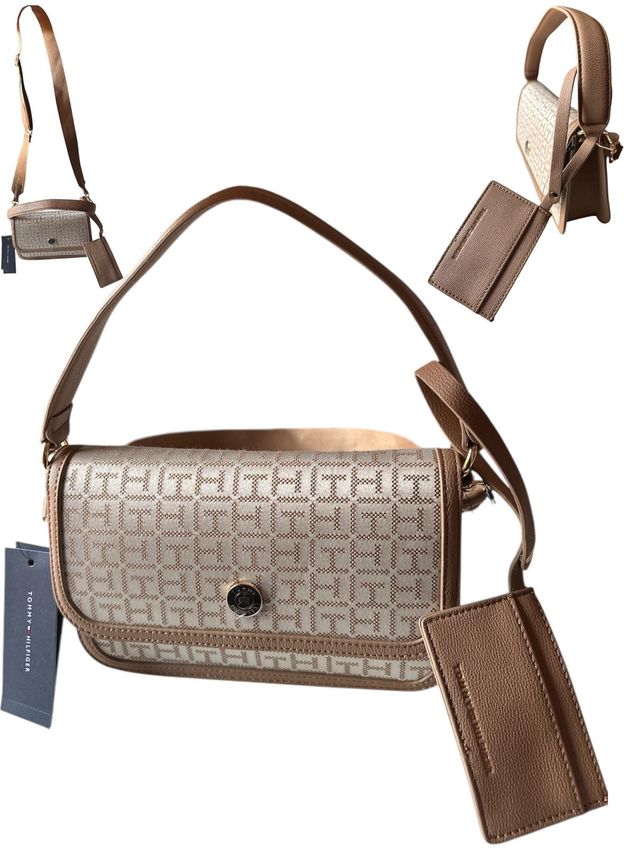 Bolso Tommy Hilfiger Beige Nuevo