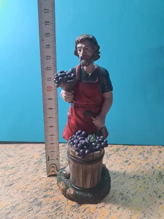 Figura Belén Hombre con uvas