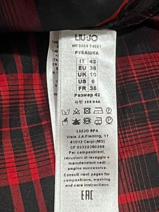 Blusa Liu Jo cruzada lazo Talla S