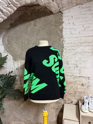 Jersey Sublim Negro y Verde
