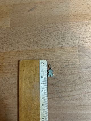 Colgante Oso Tous Plata y esmaltado en azul