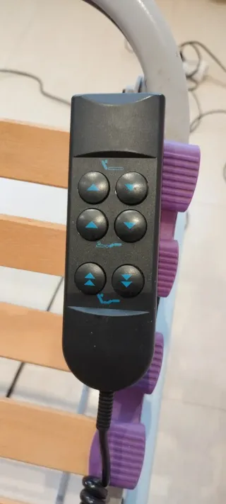 Somier articulado madera y metal 2 zonas