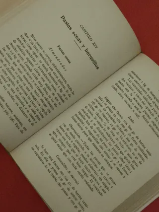 LIBRO ANTIGUO PASTELERÍA Y CONFITERÍA AÑO 1935