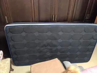 Estructura diván con tres cajones blanco