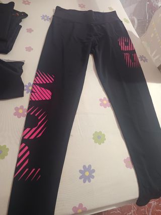 Lote 5 leggings deportivos negros
