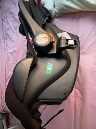 Silla de coche para bebé negra