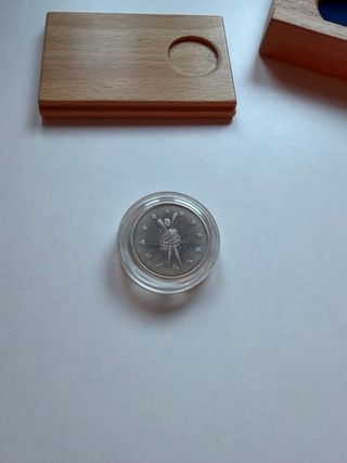 Moneda Plata Homenaje al ECU 1989 por la FNMT