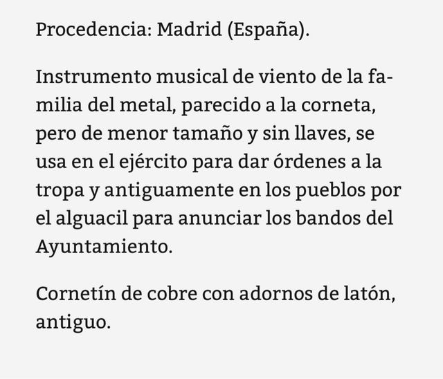 Cornettino di ottone