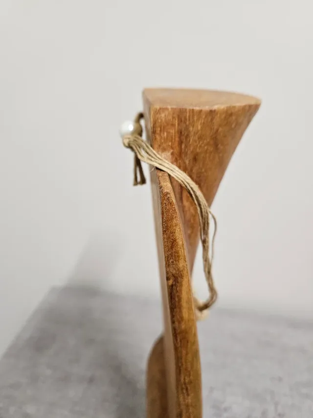 Collare artigianale con perle