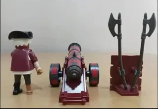 Playmobil Pirata con Cañón y Armero