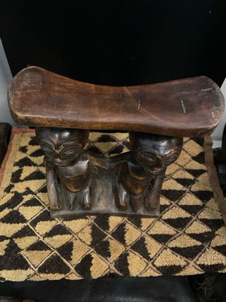 Figura Arte Africano Pareja Tallada