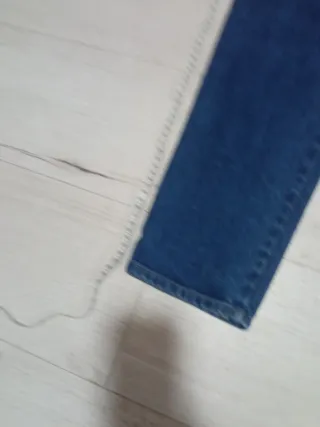 Pantalón vaquero vintage azul