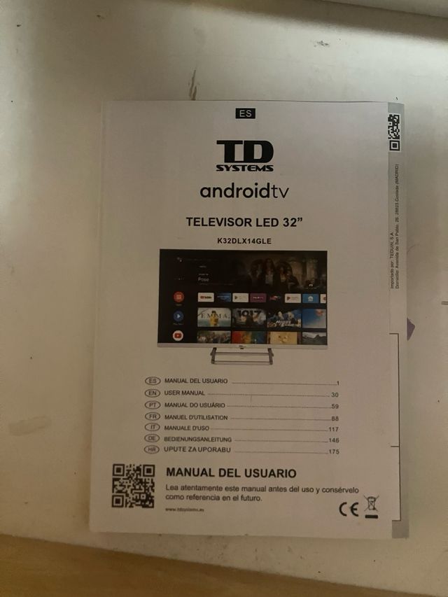TV 32 TDSYSTEMS Negra