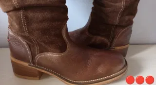 Stivali SUS Pelle e Camoscio Marrone