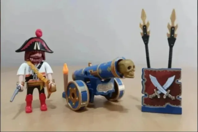 Playmobil Pirata con Cannone e Armiere