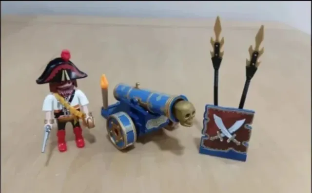 Playmobil Pirata con Cannone e Armiere