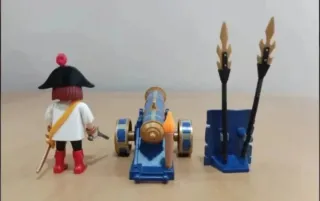 Playmobil Pirata con Cañón y Armero