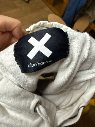 Sudadera Blue Banana blanca